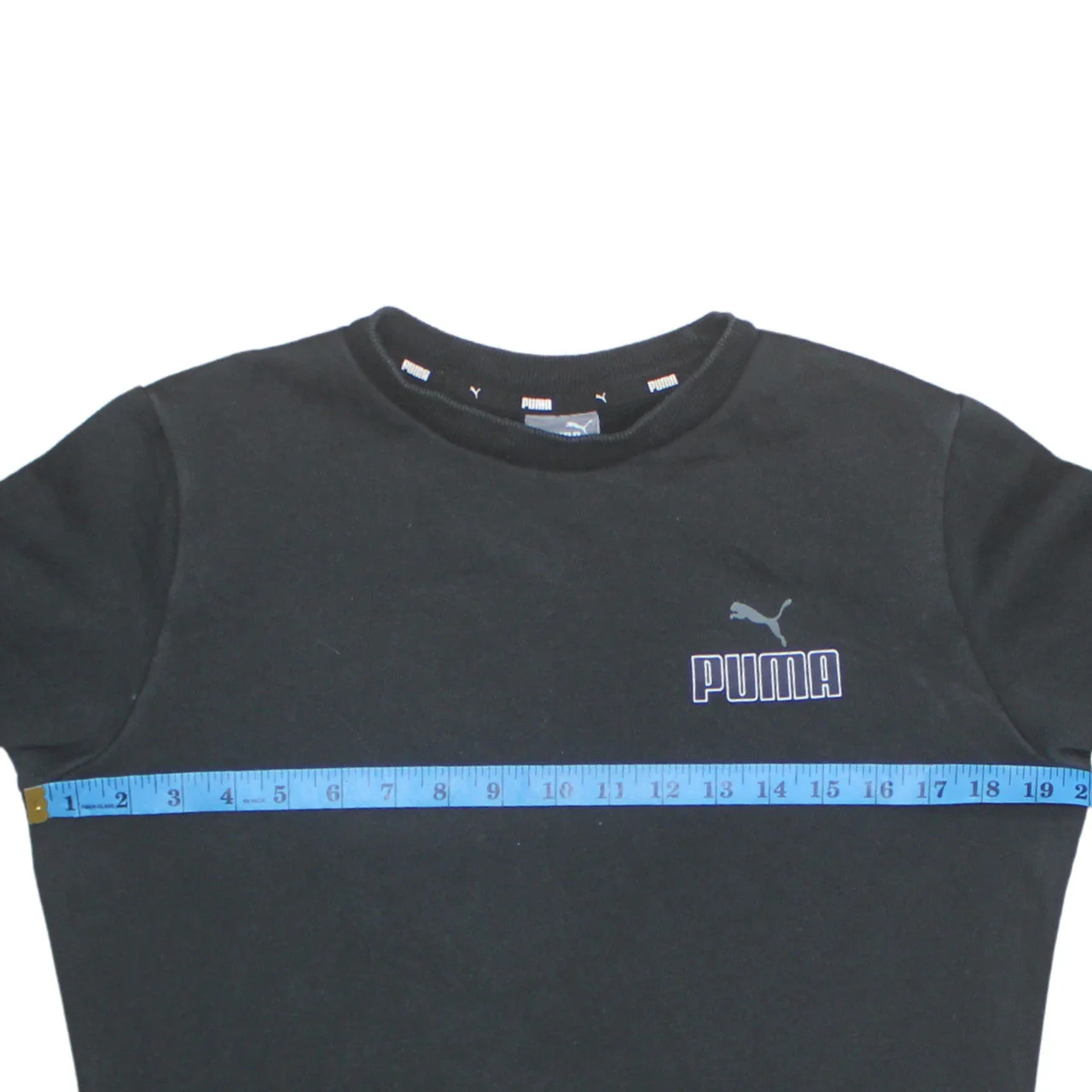 Puma Womens Black XS Crew Neck Pullover Sweatshirt - Image 2