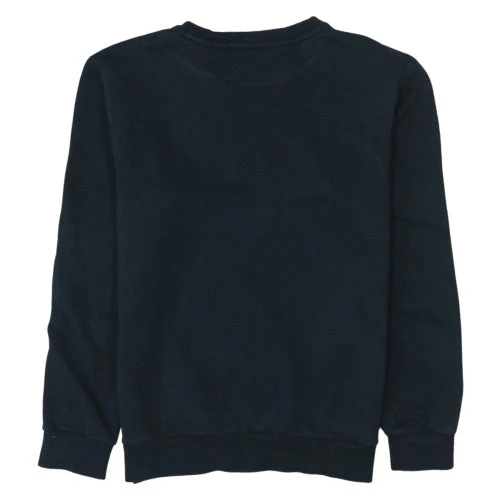 Puma Womens Black XS Pullover Sweatshirt Crew Neck Logo Cotton Blend - Image 4