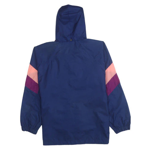 Puma Womens Blue Colourblock Windbreaker Jacket Size S Vintage - Image 4