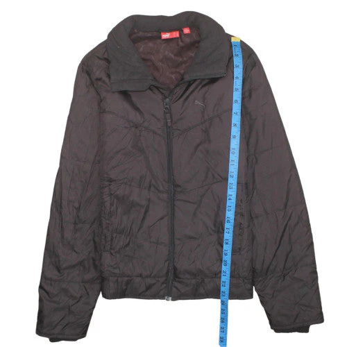 Puma Women's Brown Size 10 Lightweight Full Zip Active Jacket - Image 3