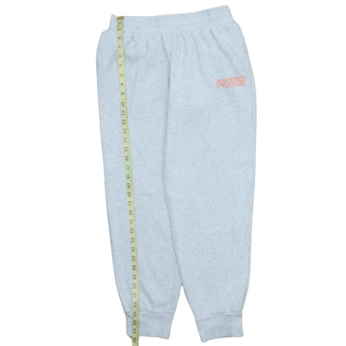 Puma Womens Grey Fleece Sweatpants Medium Regular Fit - Image 2