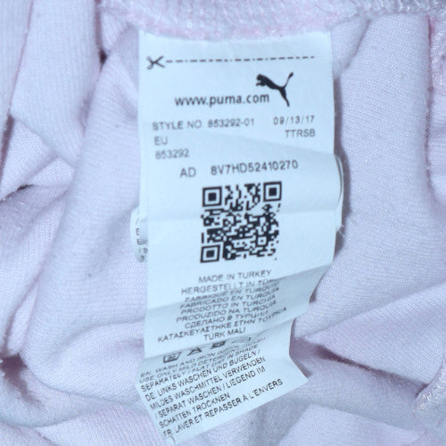 Puma Women's Pink Crew Neck Long Sleeve Pullover Sweatshirt Size 10 - Image 5