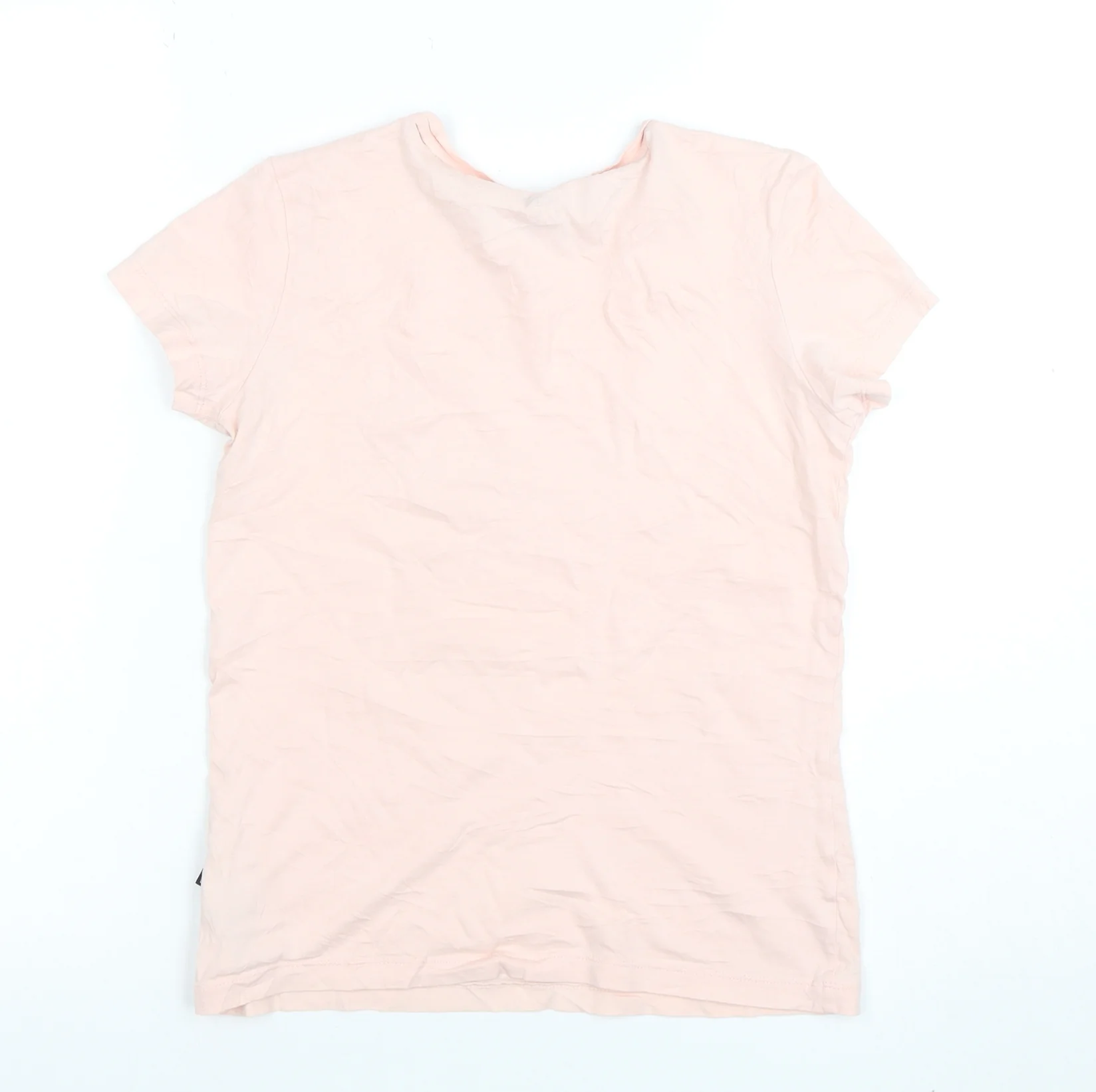 Puma Women's Pink Short Sleeve Classic Cotton Crew Neck T-Shirt XS - Image 3