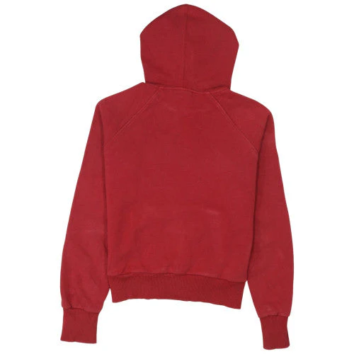 Puma Womens Red Pullover Hoodie Sweatshirt Size M Casual Logo - Image 4