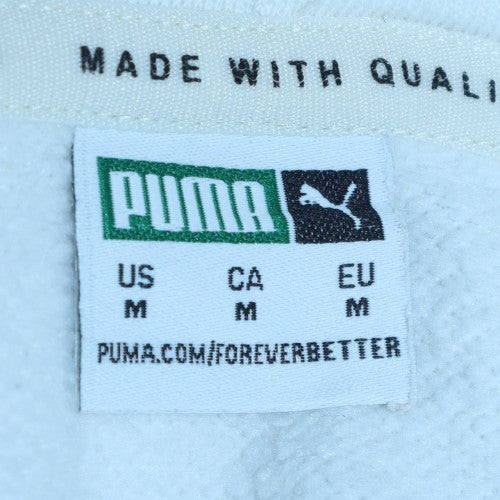 Puma Women's White Pullover Hoodie Size M Hooded Sweatshirt - Image 5