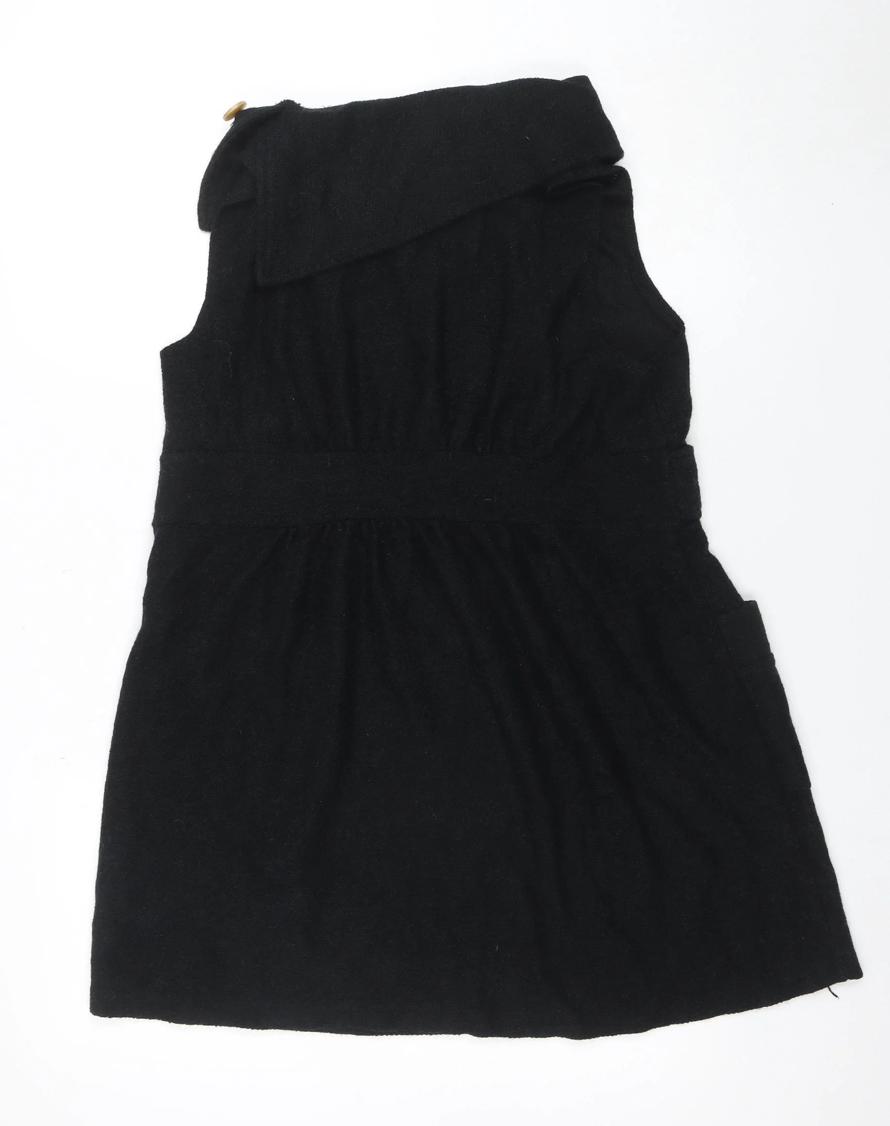 Pussycat London Womens Black Size 10 Sleeveless Pinafore Dress - Image 3