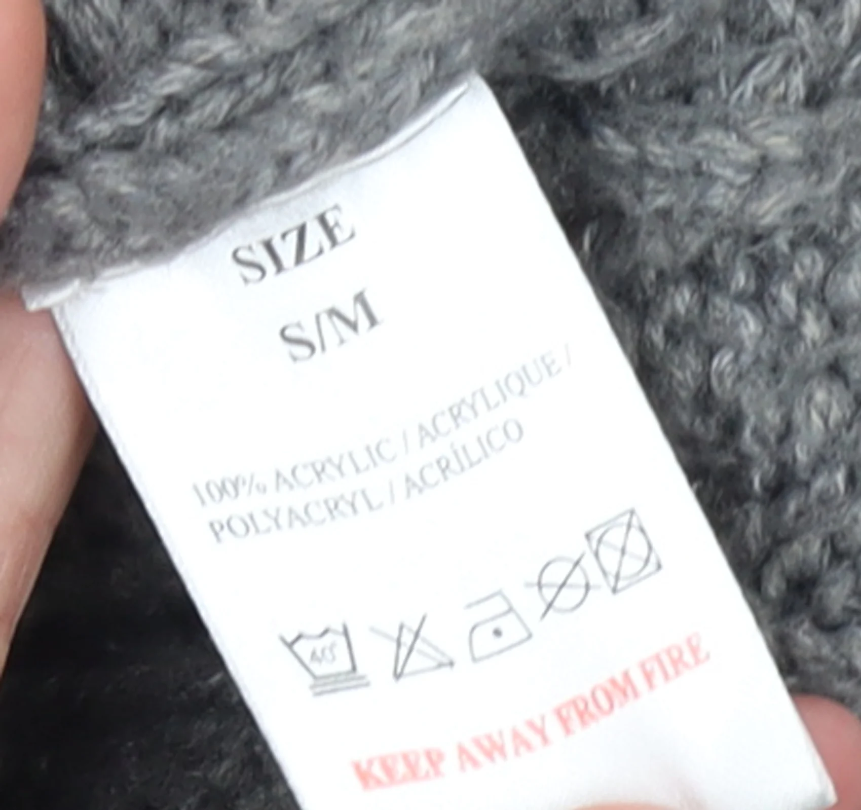 QED London Women's Grey Cable Knit Long Sleeve V-Neck Cardigan S - Image 5
