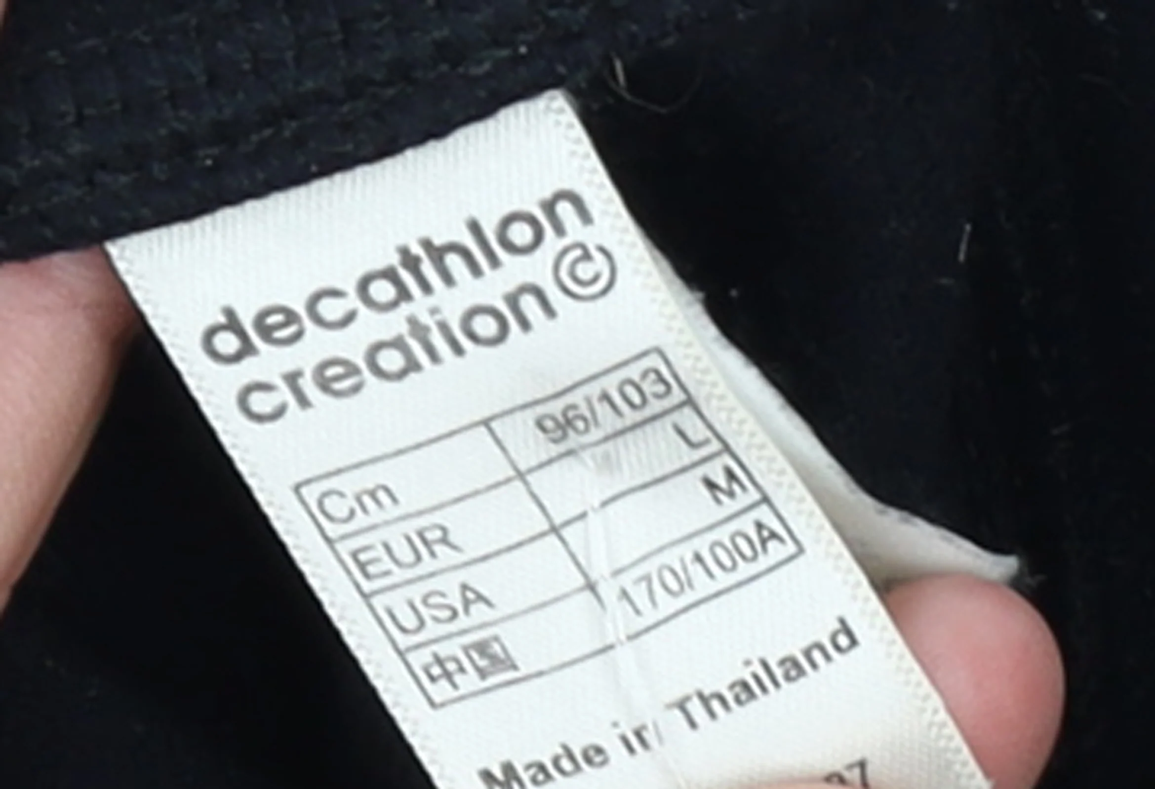 Quechua Women Black Fleece 1/4 Zip Pullover Sweatshirt Size L - Image 4