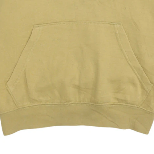Quiksilver Men's Beige Pullover Hoodie M Logo Fleece Sweatshirt - Image 8