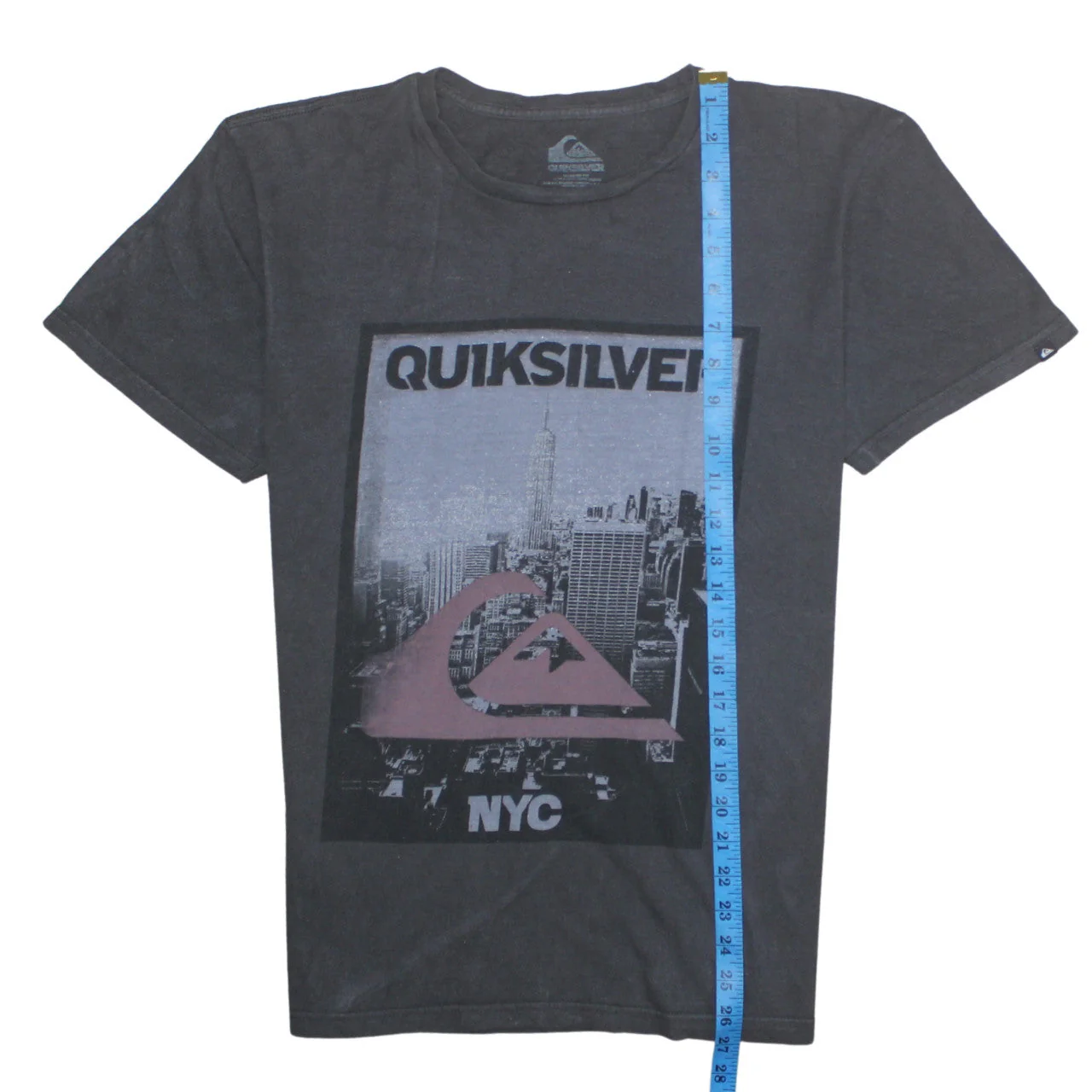 Quiksilver Men's Black NYC Graphic Cotton T-Shirt Size M - Image 2