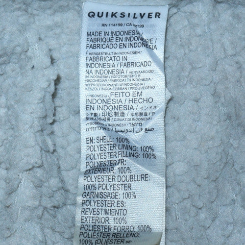 Quiksilver Men's Black XS Hooded Lined Polyester Casual Jacket - Image 5