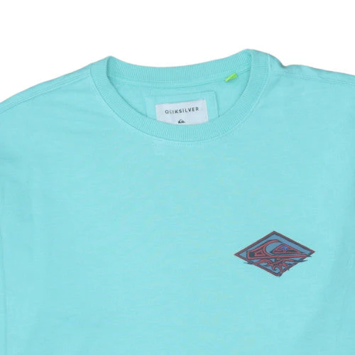Quiksilver Men's Blue Crew Neck Graphic Pullover Sweatshirt M - Image 8