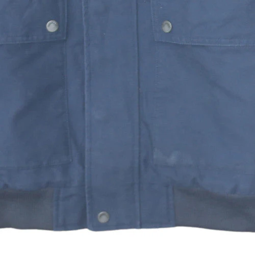 Quiksilver Mens Blue Hooded Parka Jacket Size M Cotton Blend - Image 6