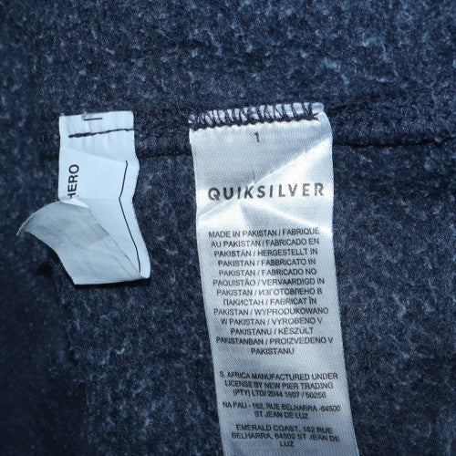 Quiksilver Womens Blue Pullover Hoodie Size L Surf Logo Casual - Image 6