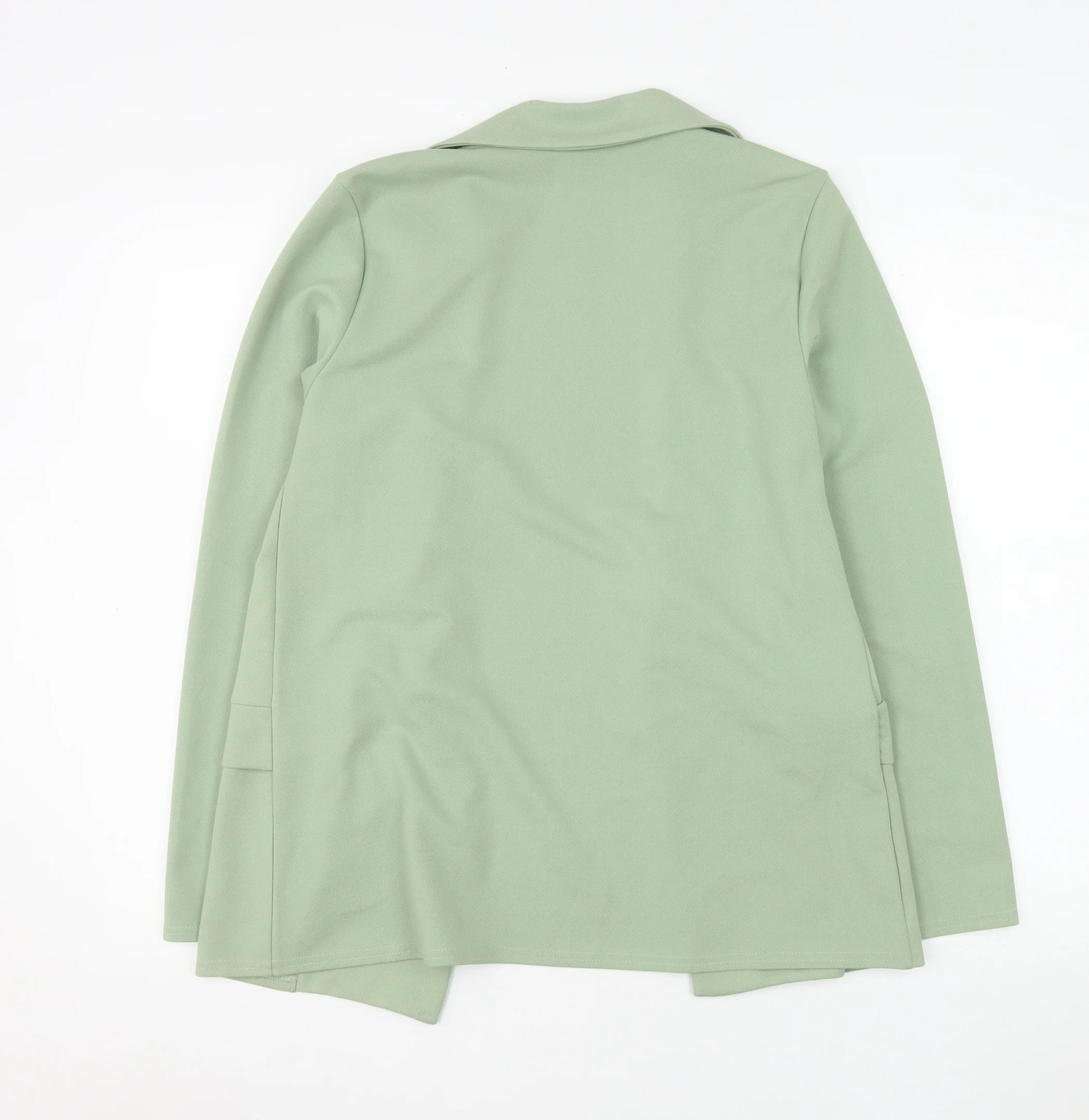 Quiz Women's Green Double Breasted Blazer UK 10 Regular Fit - Image 3