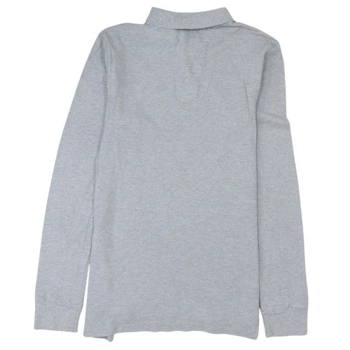 Ralph Lauren Men Grey Long Sleeve Polo Sweatshirt XL Slim Fit Cotton - Image 4
