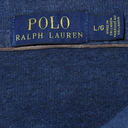 Ralph Lauren Men’s Blue Cotton Henley Jumper L Long Sleeve - Image 5