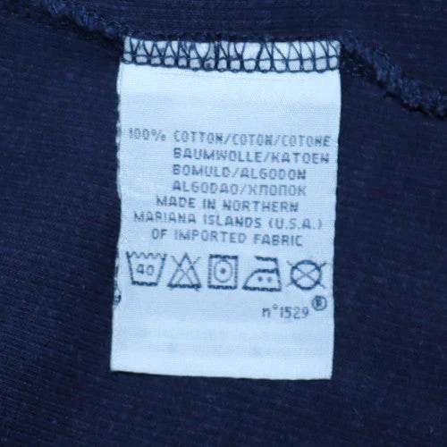 Ralph Lauren Men's Blue 1/4 Zip Cotton Mock Neck Sweatshirt Size S - Image 6