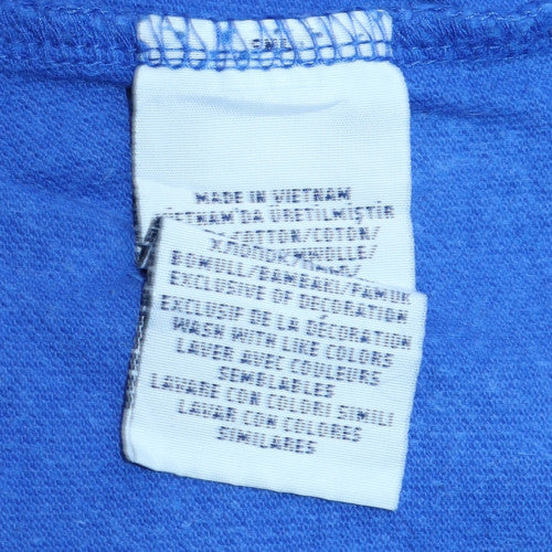 Ralph Lauren Men's Blue Cotton Polo Shirt Size L - Image 6
