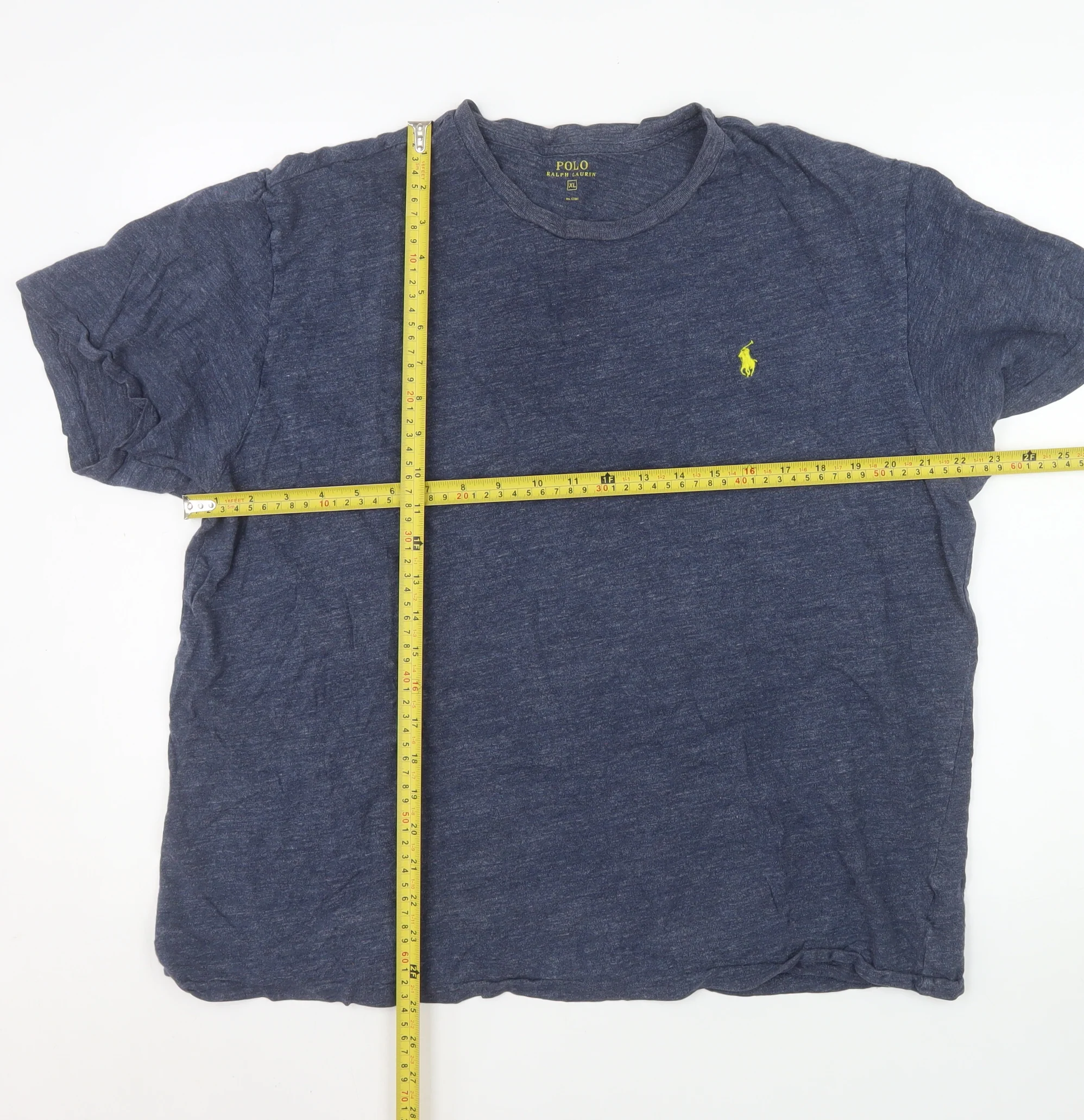 Ralph Lauren Men's Blue XL Crew Neck Cotton T-Shirt - Image 2