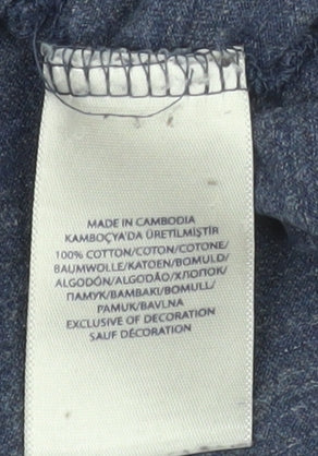 Ralph Lauren Men's Blue XL Crew Neck Cotton T-Shirt - Image 5