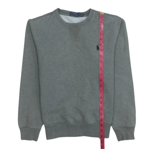 Ralph Lauren Men's Grey Crew Neck Pullover Sweatshirt S - Image 2