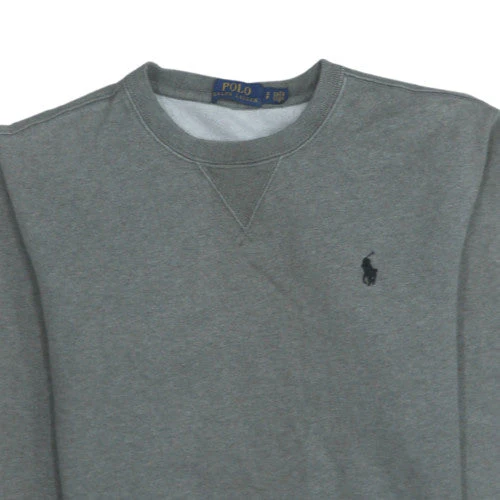 Ralph Lauren Men's Grey Crew Neck Pullover Sweatshirt S - Image 7