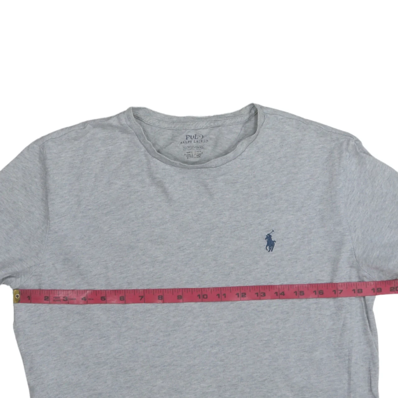 Ralph Lauren Men's Grey Crew Neck Short Sleeve Cotton T-Shirt S - Image 2