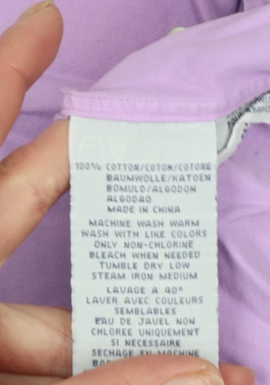 Ralph Lauren Men's Purple Button-Down Slim Fit Cotton Shirt XL - Image 5