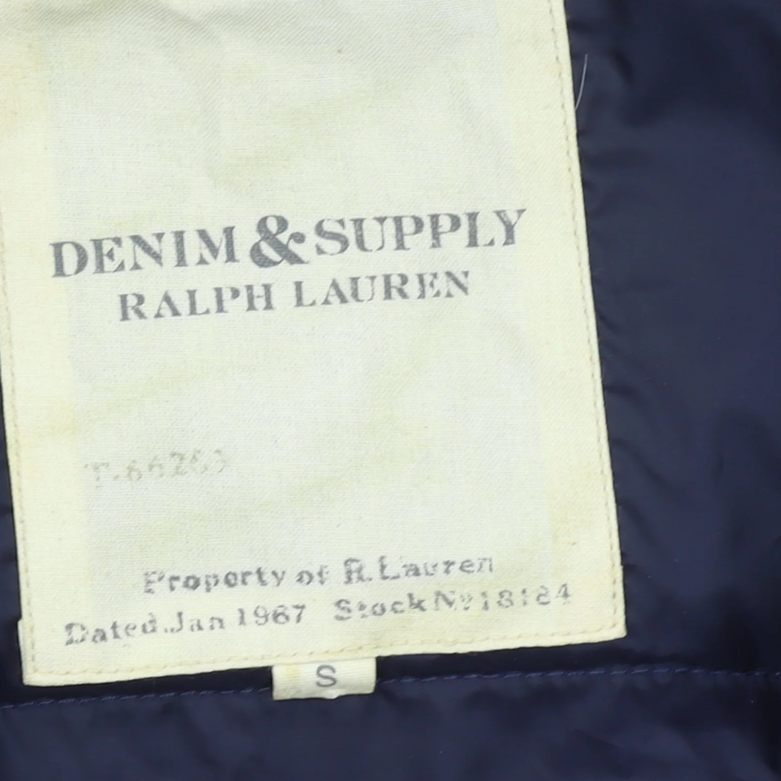 Ralph Lauren Womens Blue Puffer Jacket Size S Winter Down Coat - Image 4