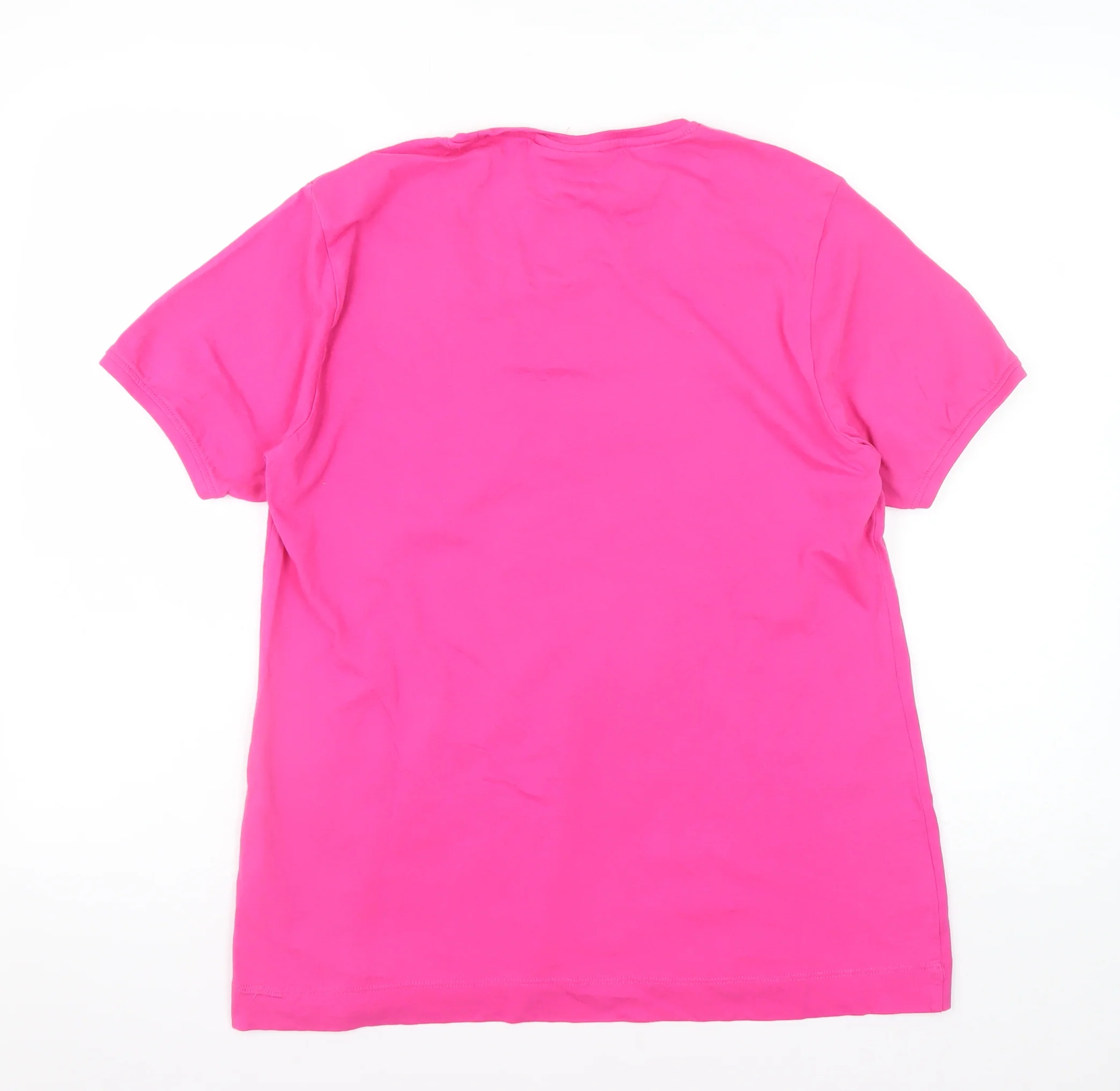 Rebelle by Pastunette Women's Pink Organic Cotton Bloom T-Shirt Size 18 - Image 3