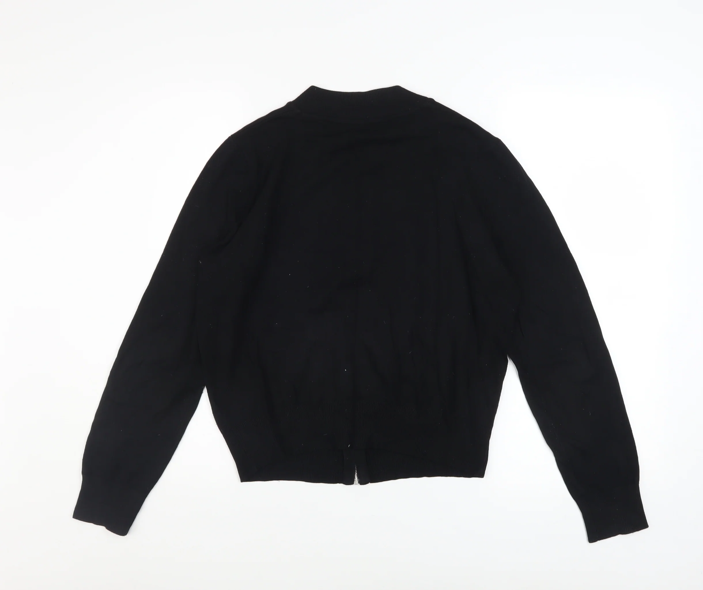 Red Herring Women’s Black Size 14 Full Zip Knit Casual Jacket - Image 3