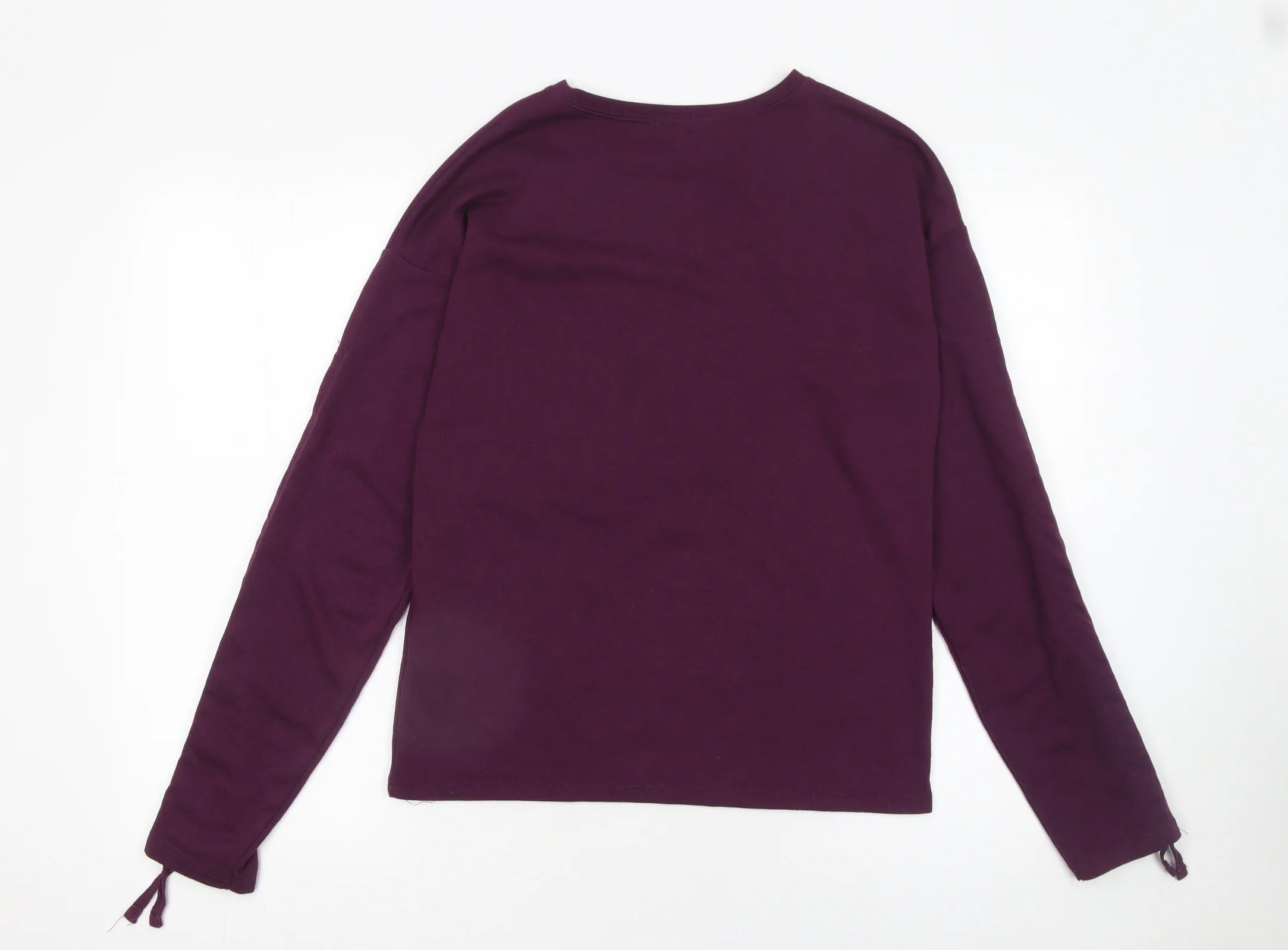 Red Herring Womens Purple Pullover Sweatshirt Size 10 Cotton Blend - Image 3