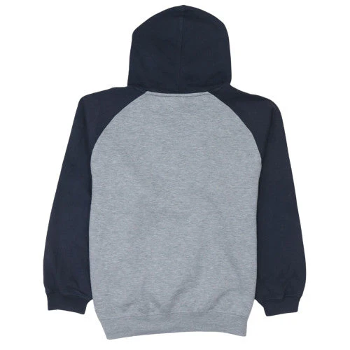 Reebok Boys Grey & Navy Pullover Hoodie 12 Years Regular Fit Sweatshirt - Image 4