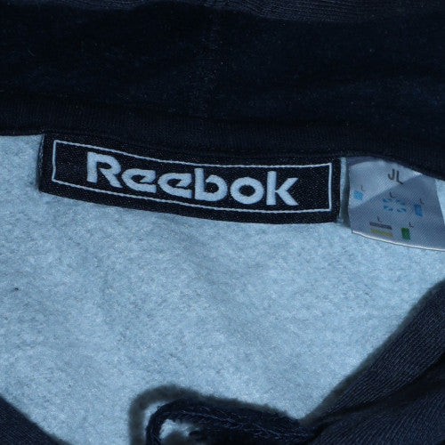 Reebok Boys Grey & Navy Pullover Hoodie 12 Years Regular Fit Sweatshirt - Image 5