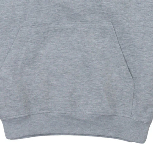 Reebok Boys Grey & Navy Pullover Hoodie 12 Years Regular Fit Sweatshirt - Image 8