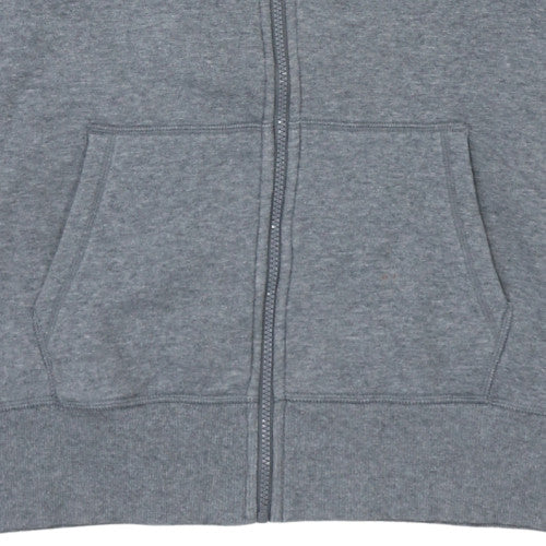 Reebok Men’s Grey 2XL Full Zip Hoodie Fleece Lined Sweatshirt - Image 6