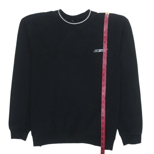 Reebok Men's Black Cotton Crew Neck Pullover Sweatshirt L - Image 3