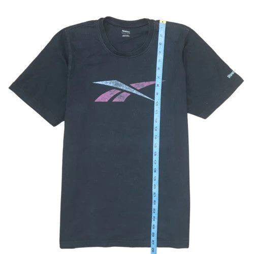 Reebok Men's Black Graphic Logo T-Shirt Size M Sportswear - Image 3