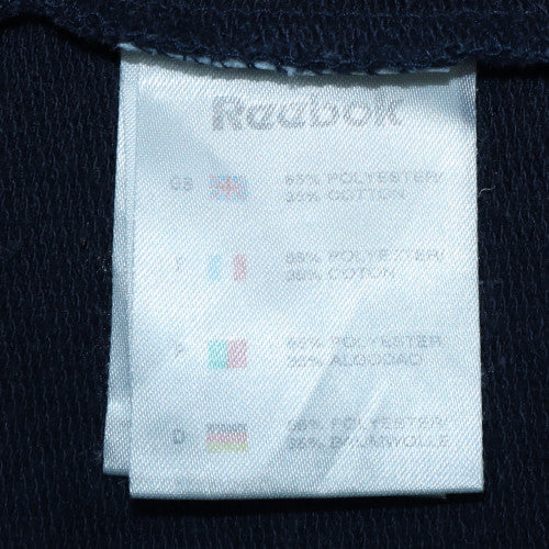 Reebok Mens Black L 1/4 Zip Pullover Sweatshirt - Image 6