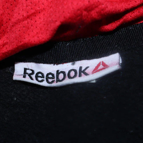 Reebok Mens Black XL Pullover Hoodie with Red Hood Lining - Image 5