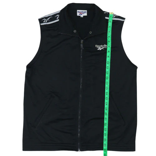 Reebok Men's Black XS Zip Waistcoat Sports Gilet - Image 2