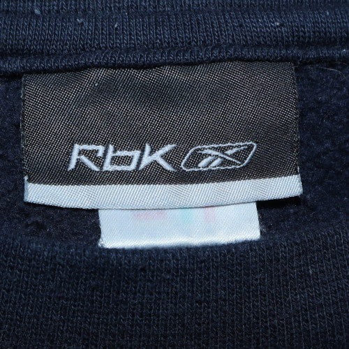 Reebok Men's Blue Crew Neck Pullover Sweatshirt L Sports Style - Image 5