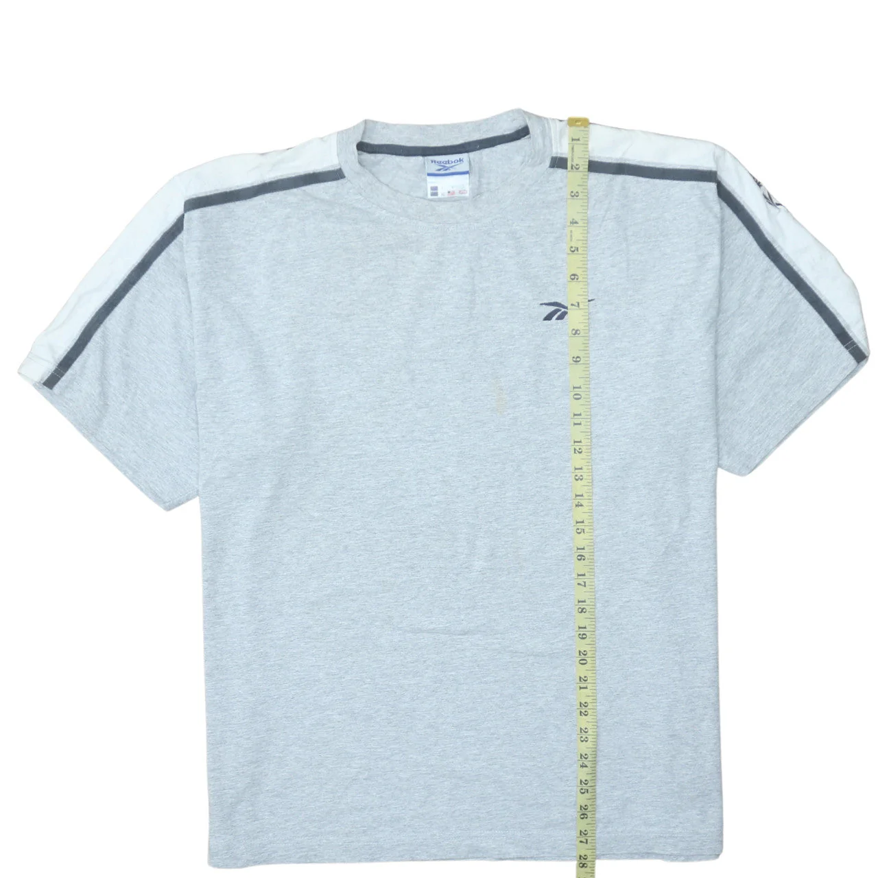 Reebok Men's Grey L Sports Crew Neck Short Sleeve T-Shirt - Image 3