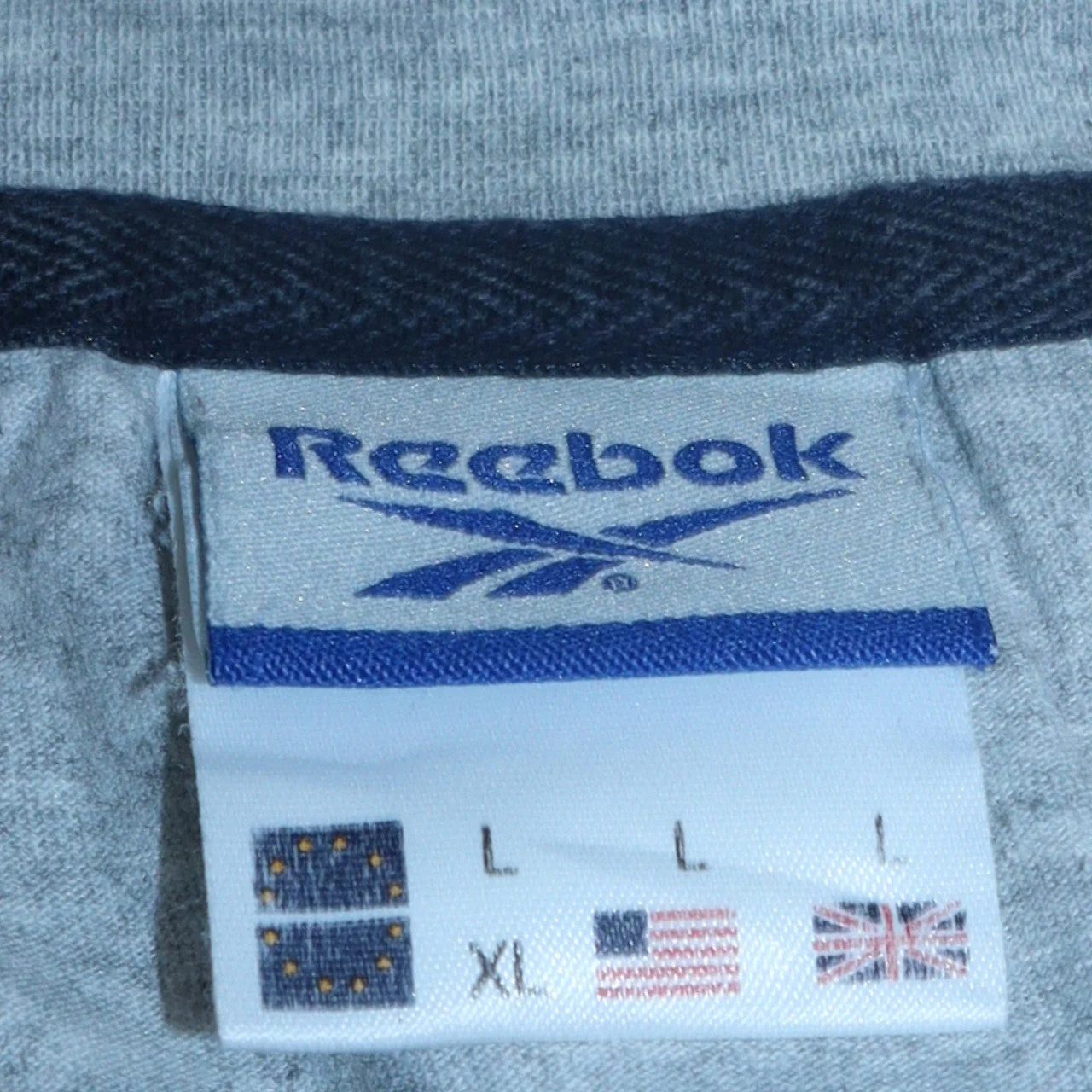 Reebok Men's Grey L Sports Crew Neck Short Sleeve T-Shirt - Image 5