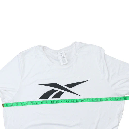 Reebok Men's White 2XL Speedwick Athletic Crew Neck T-Shirt - Image 3