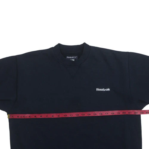 Reebok Women’s Black Crew Neck Pullover Sweatshirt Size 14 - Image 3