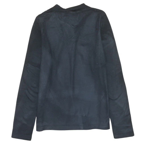 Reebok Women's Black 1/4 Zip Fleece Sweatshirt Size 10 Regular - Image 4