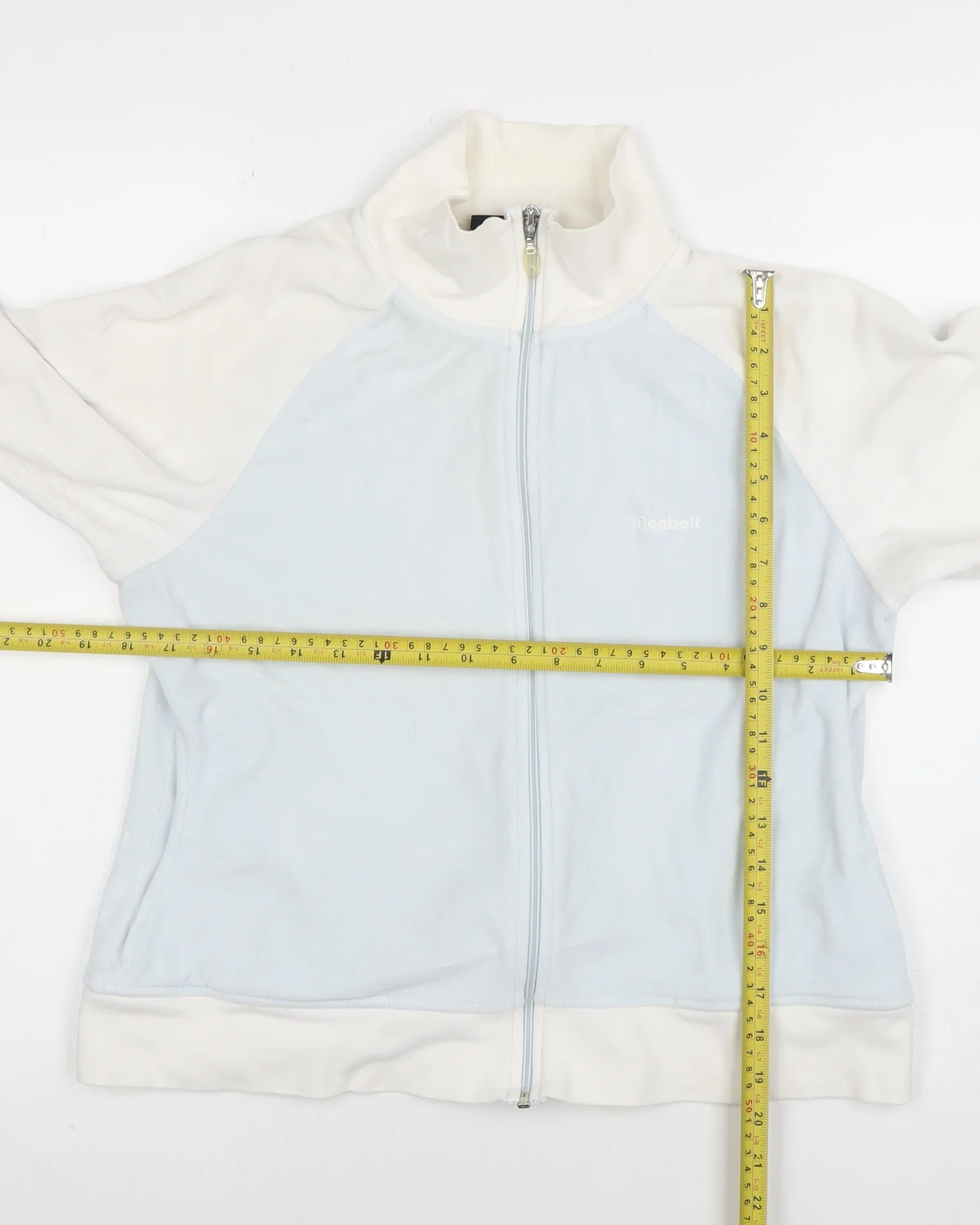 Reebok Women's Blue Full Zip Fleece Jacket Size 14 - Image 2