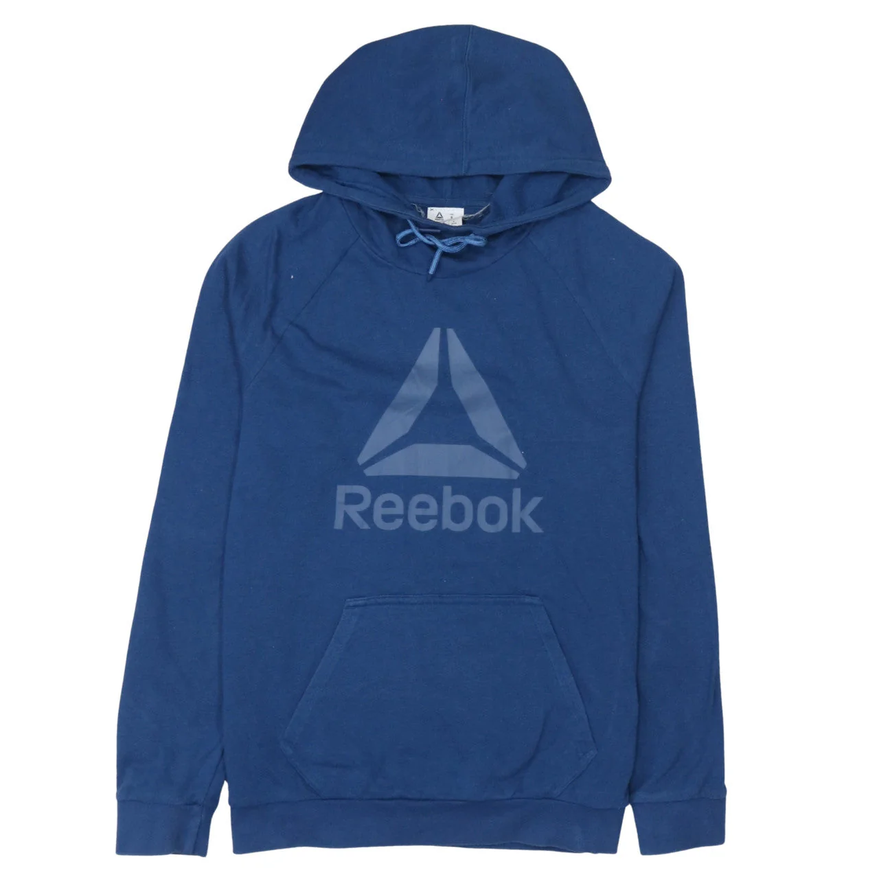 Reebok Women's Blue Pullover Hoodie Small Speedwick Cotton Blend